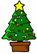 disegno albero  di Natale
